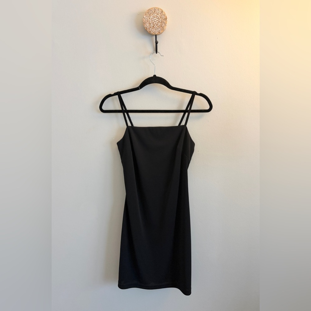 City Triangles Black Spaghetti Strap Dress